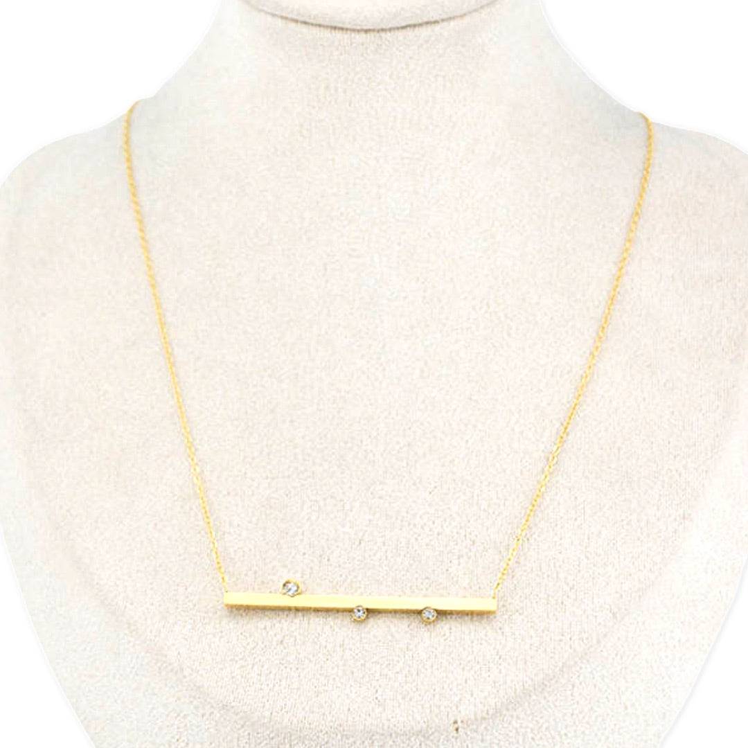 Three Dots Bar Necklace - AMD / GTHIF