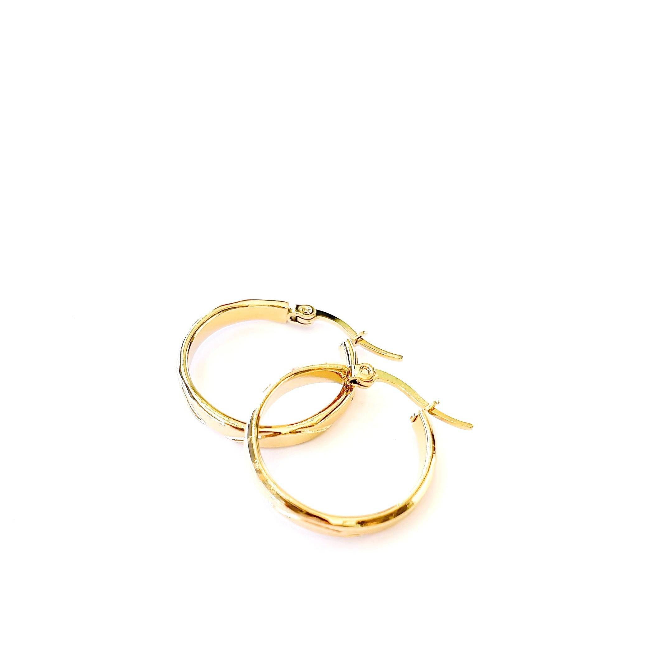 Simple Design Gold Hoop Earrings - Gottohaveitfashion