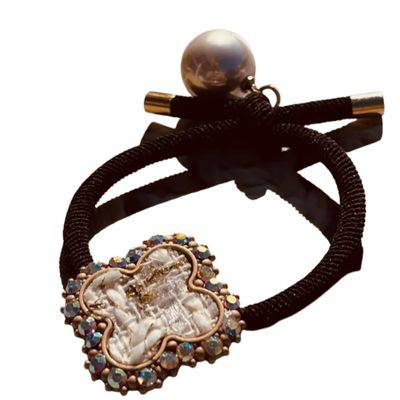 Boujee Clover Hair Tie Scrunchie - Gottohaveitfashion