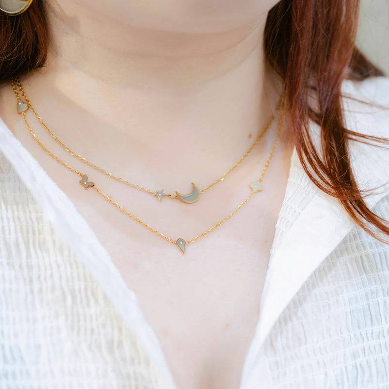 Charmed Necklace - Two Tone - AMD COLLECTIVE