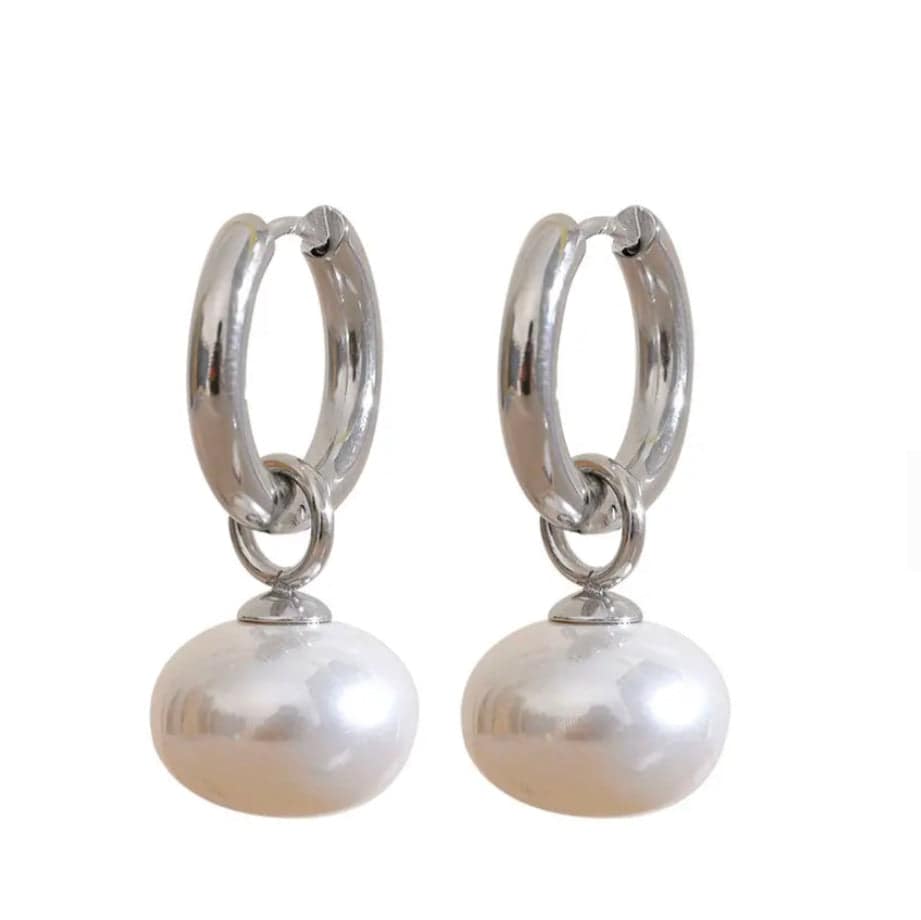 Cosmos Pearl Hoops - AMD COLLECTIVE