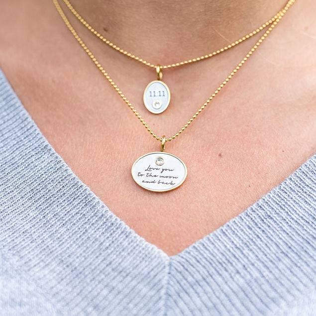 Love You To The Moon…Charm Necklace - AMD COLLECTIVE