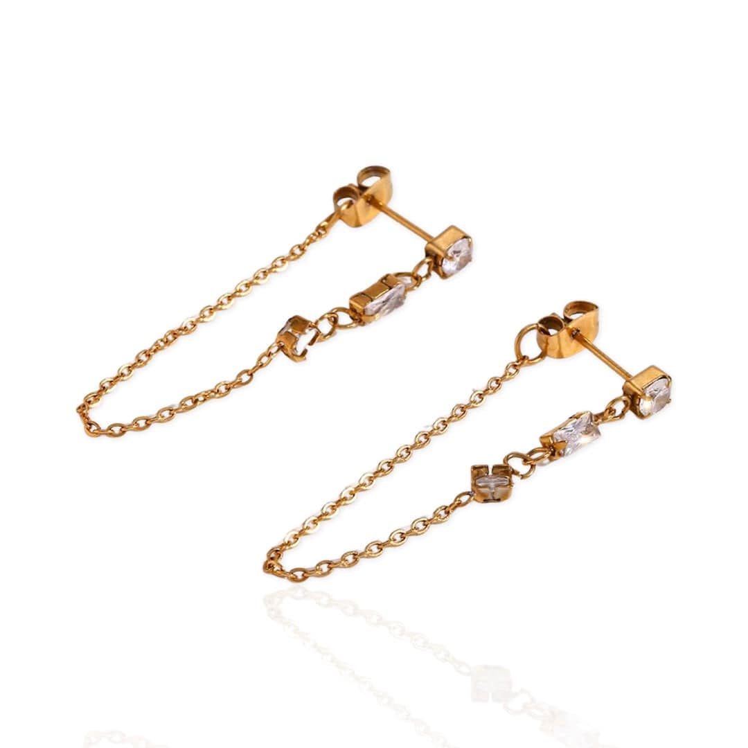 Charlotte Chain Earrings - AMD COLLECTIVE