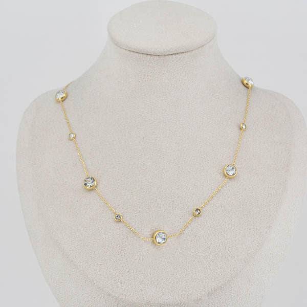 Twinkle and Sparkle Station Necklace - AMD COLLECTIVE