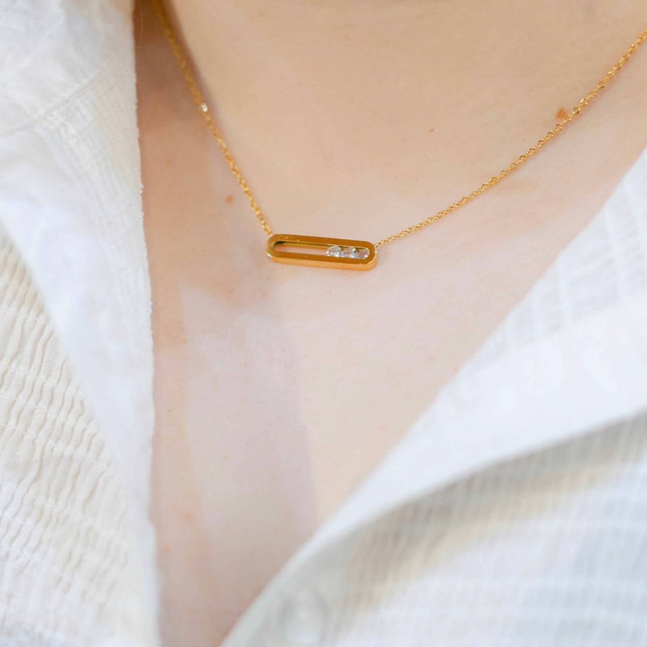 Rebecca Bar Necklace - AMD COLLECTIVE