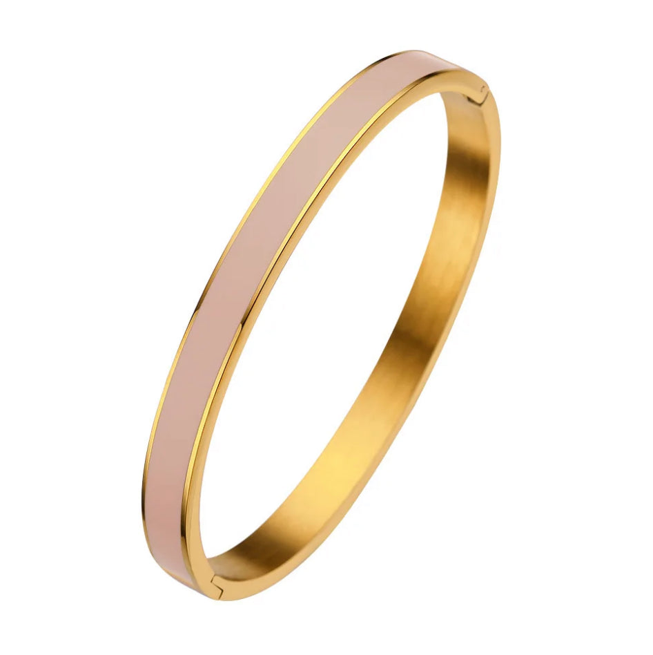 Tory Enamel Bangle Bracelet - AMD COLLECTIVE