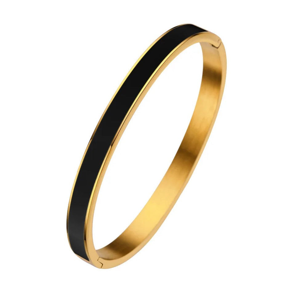 Tory Enamel Bangle Bracelet - AMD COLLECTIVE