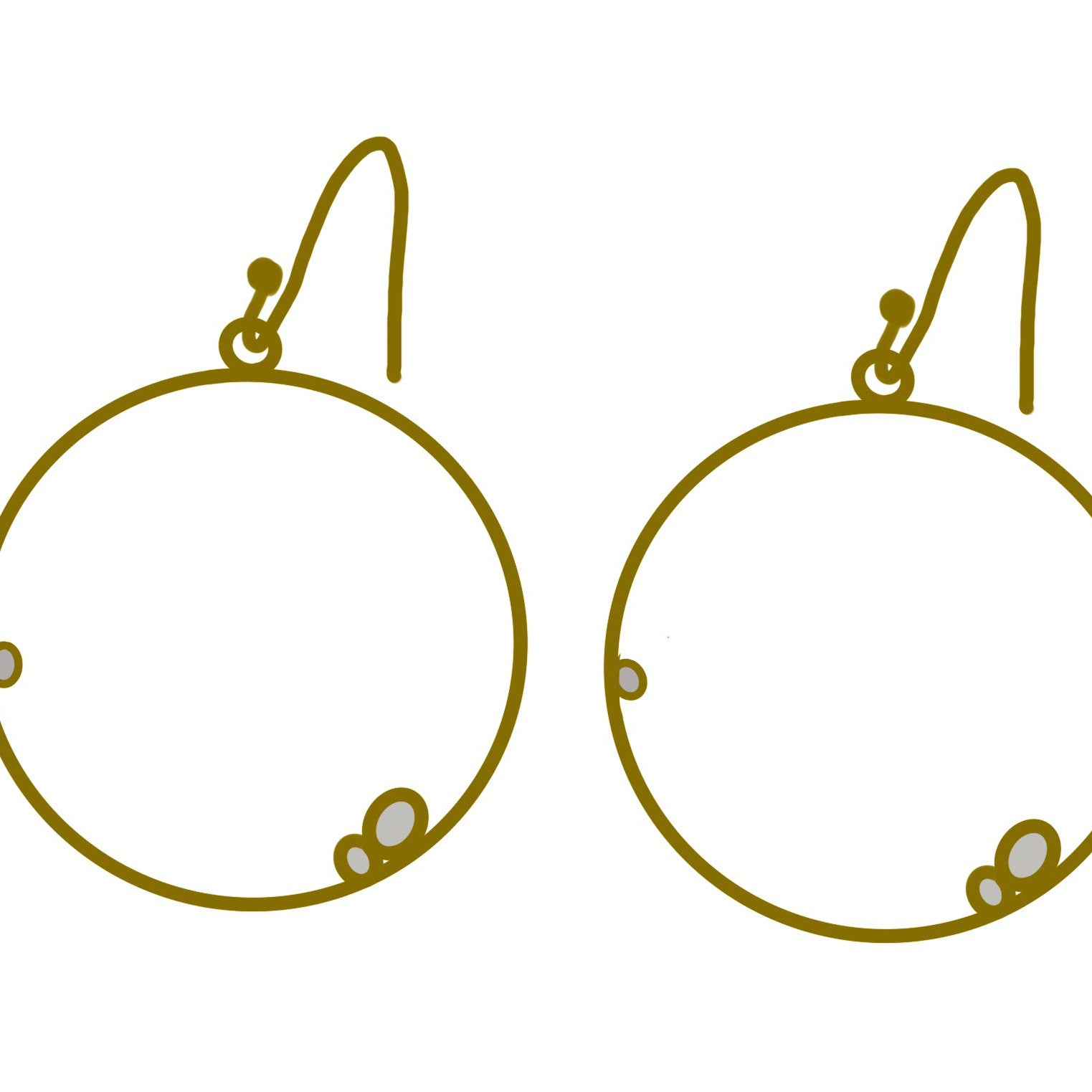 LUXE CZ Hoops - AMD COLLECTIVE