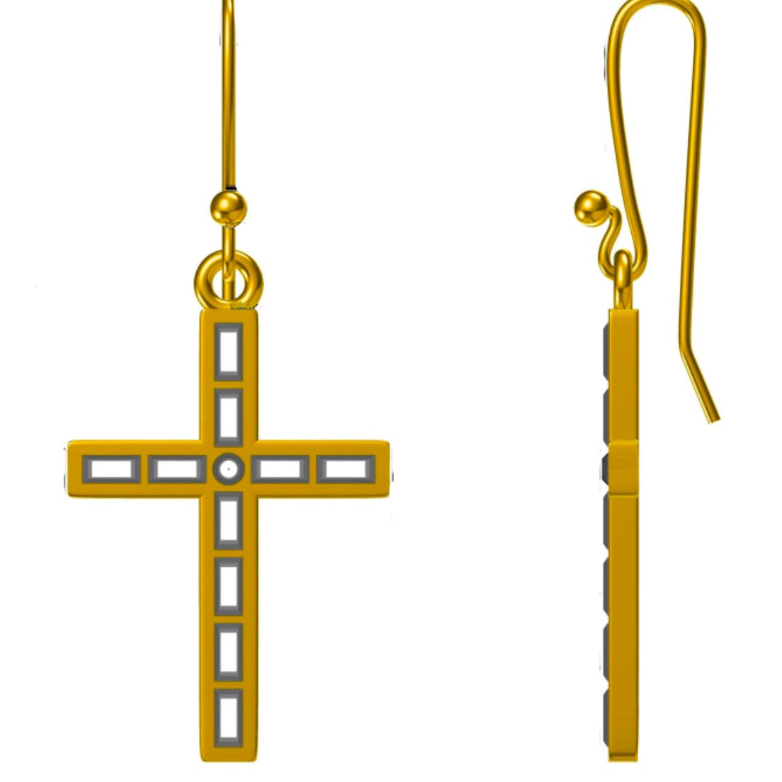 ADINA Cross Earrings
