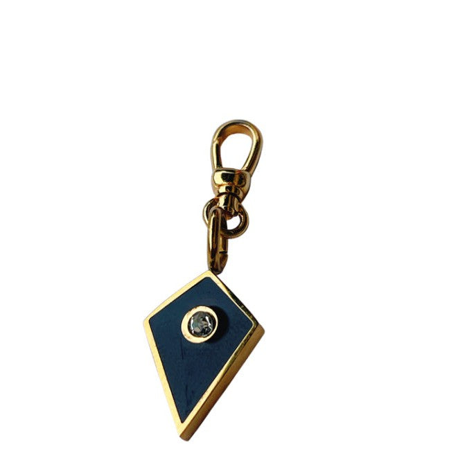 Wide Diamond Charm
