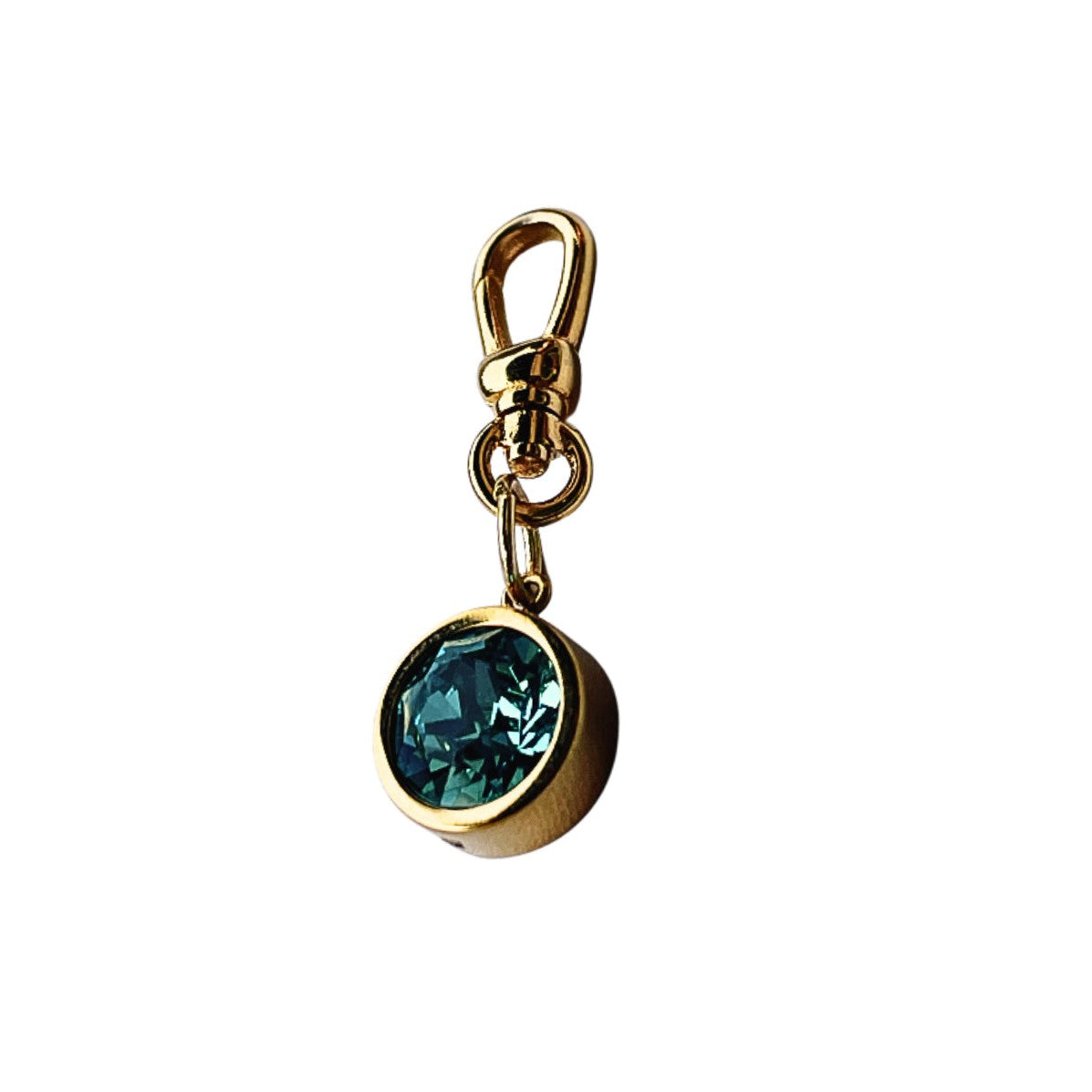 Blue CZ Charm