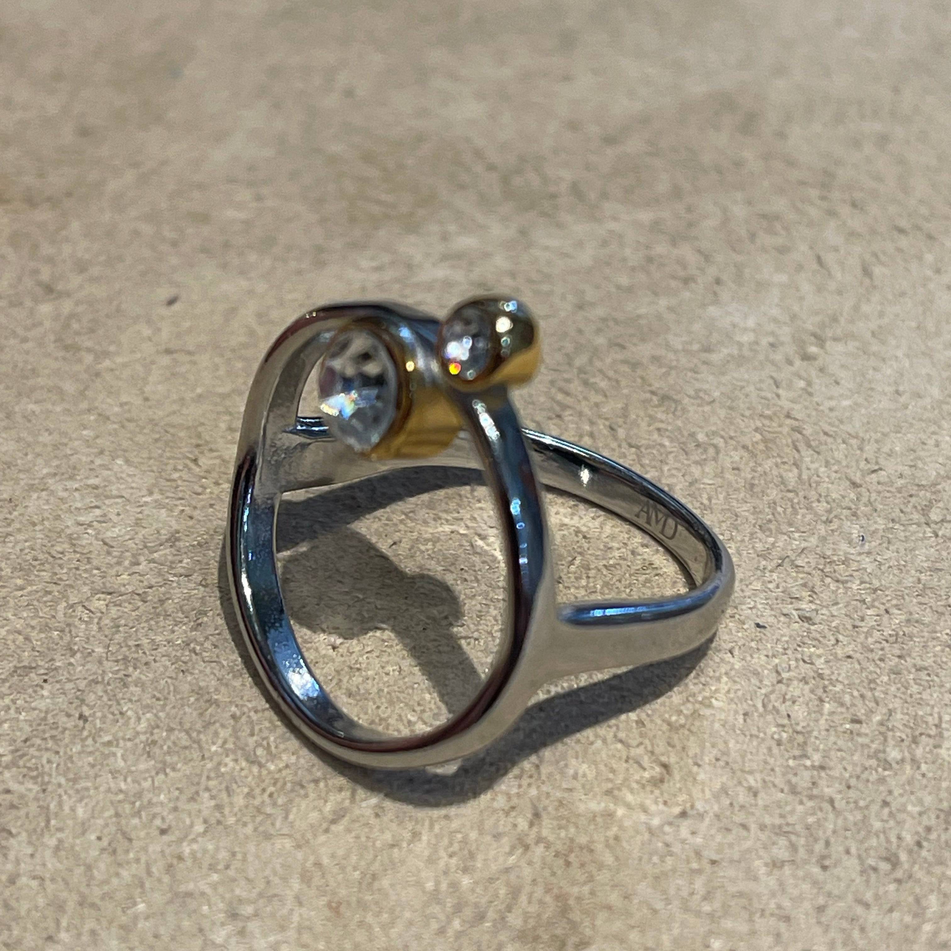 What Goes Around Circle Ring - Silver - AMD COLLECTIVE