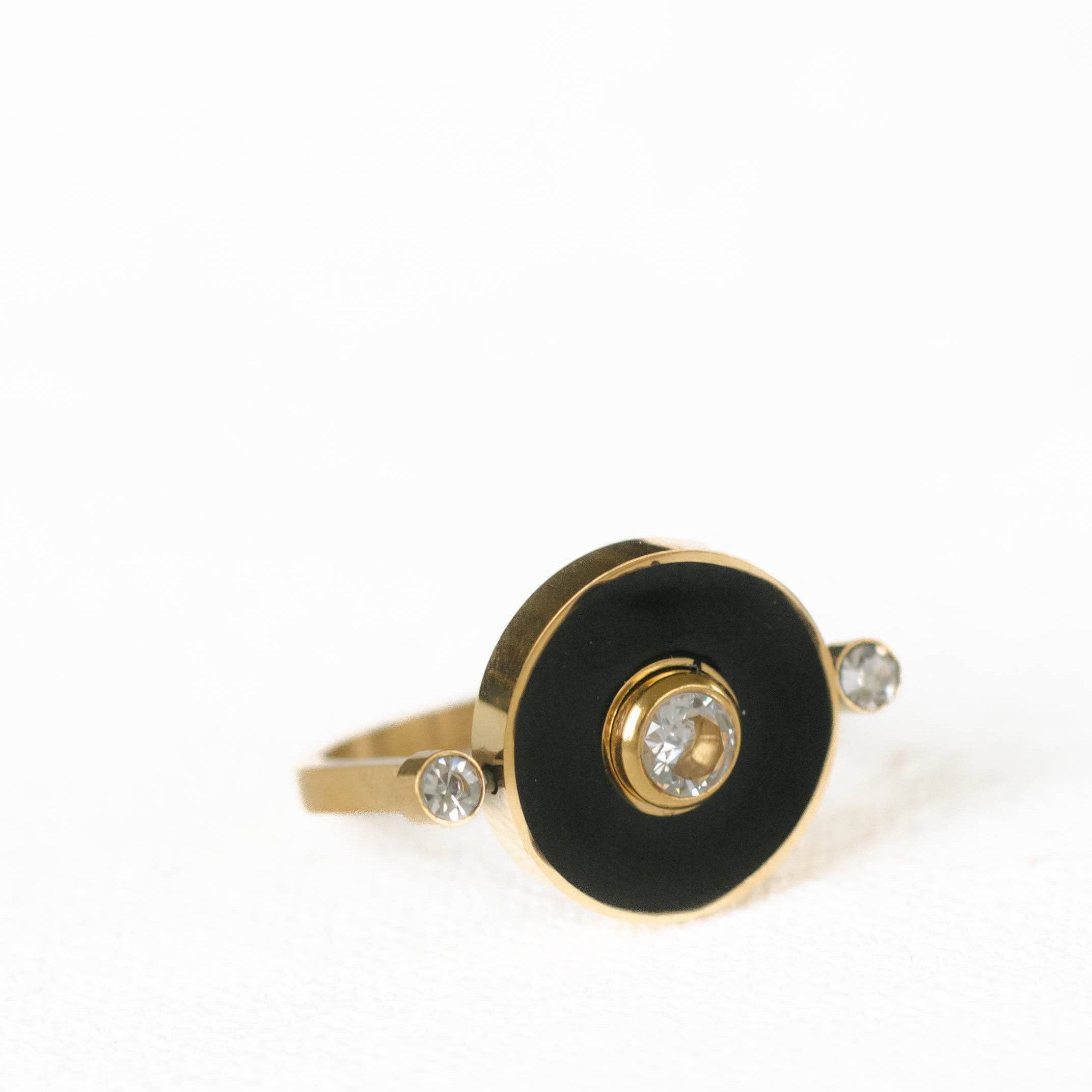 Axel Enamel Double-Sided Ring - AMD COLLECTIVE
