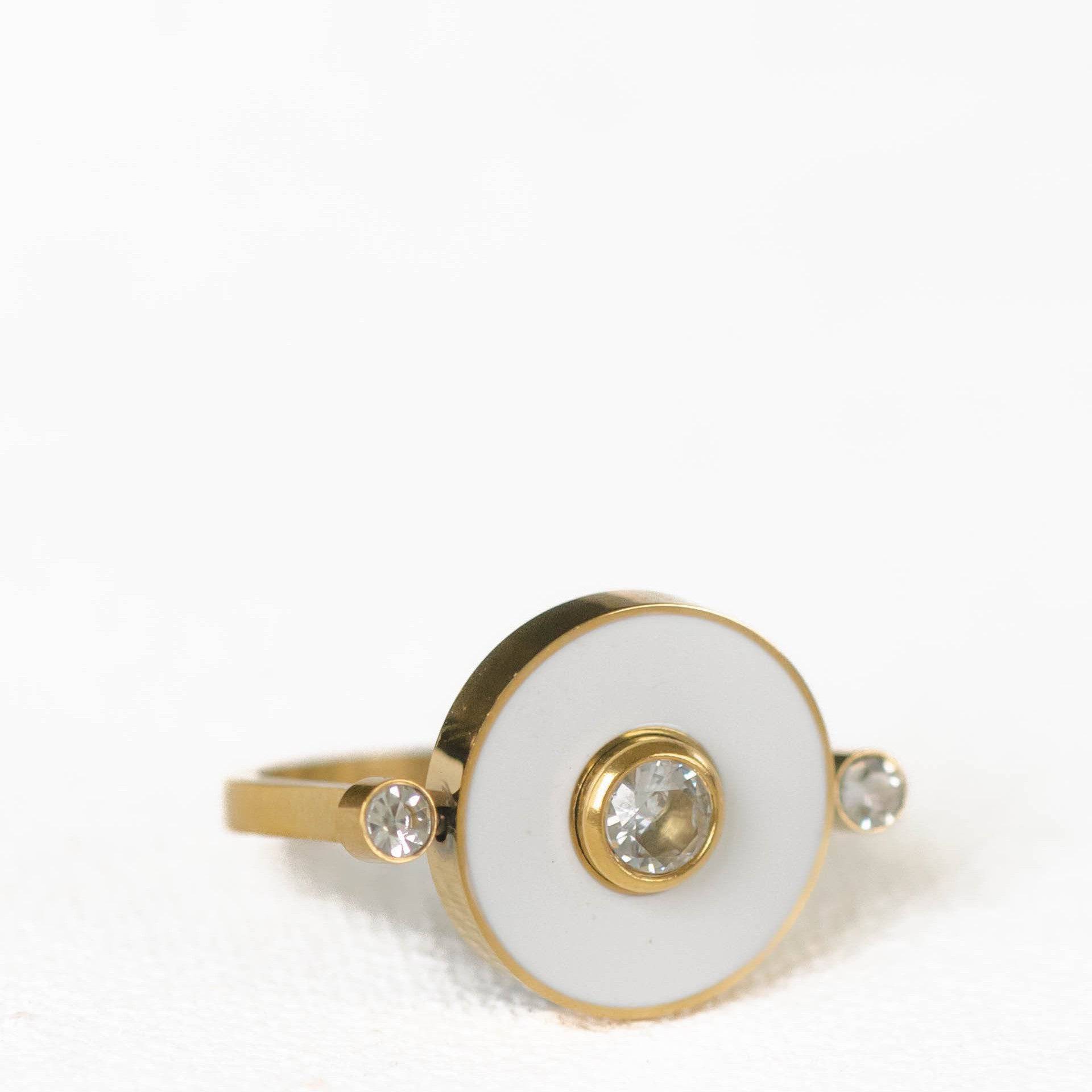Axel Enamel Double-Sided Ring - AMD COLLECTIVE