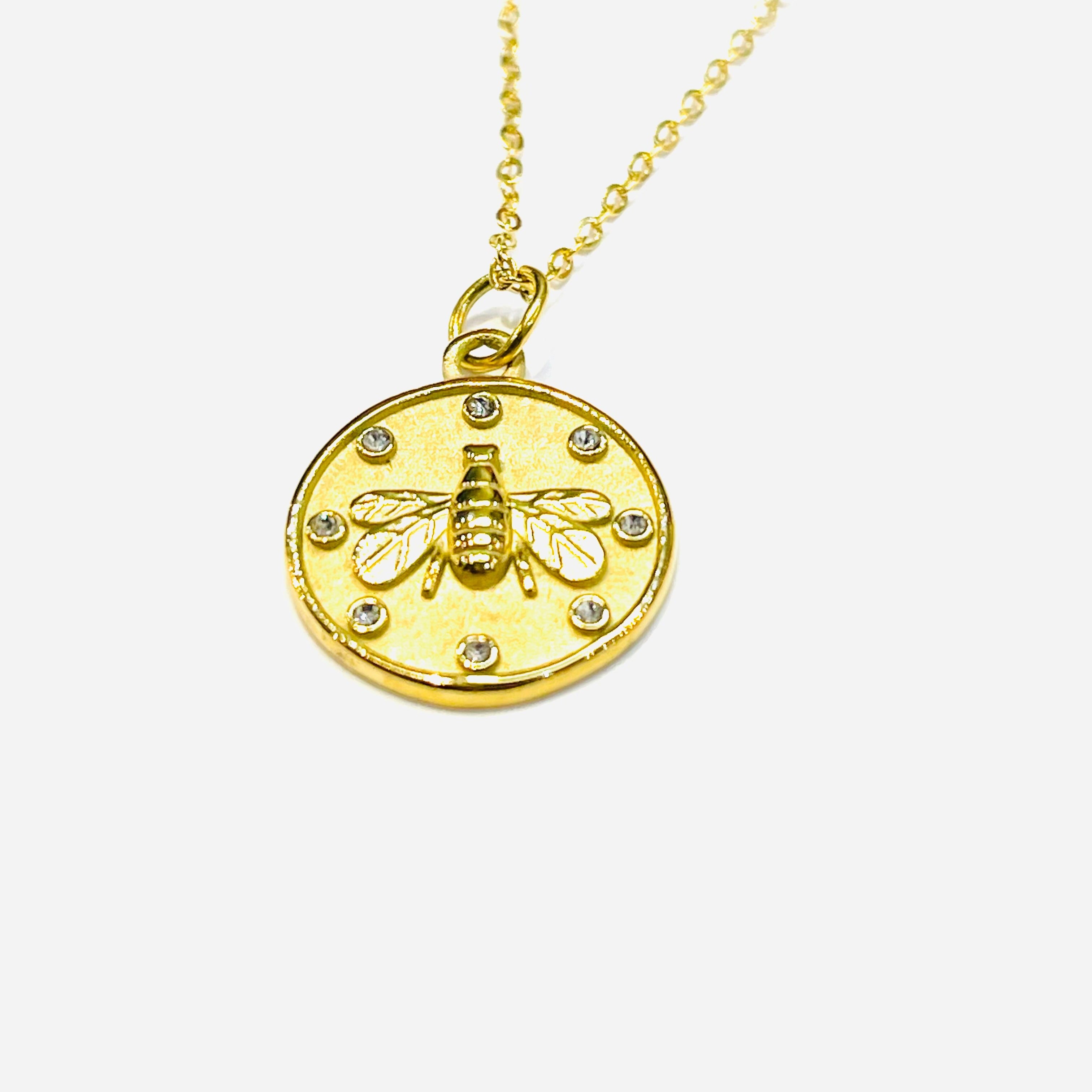 Bee Charm Necklace - AMD COLLECTIVE