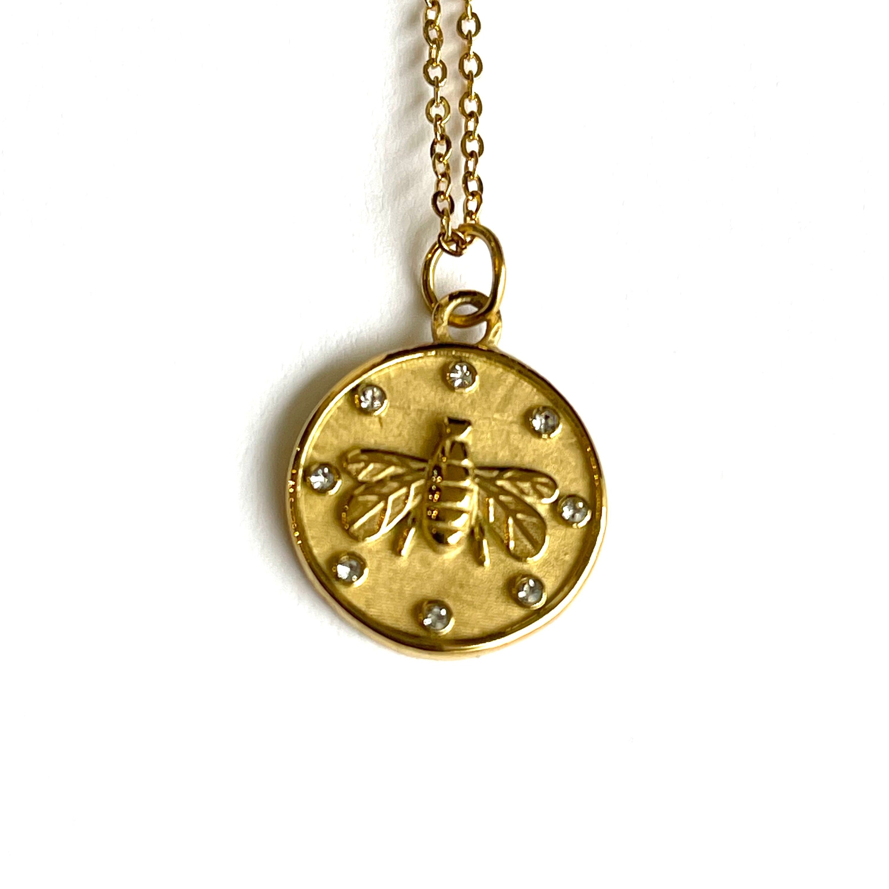 Bee Charm Necklace - AMD COLLECTIVE
