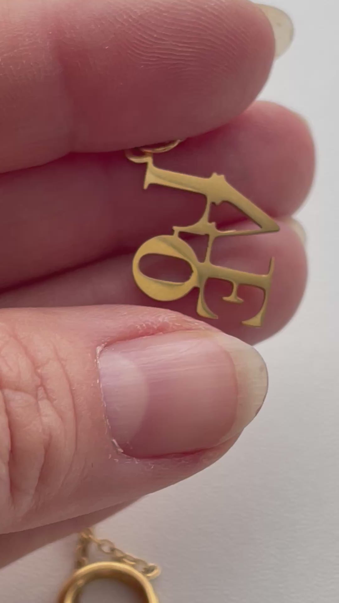 Vintage LOVE Charm