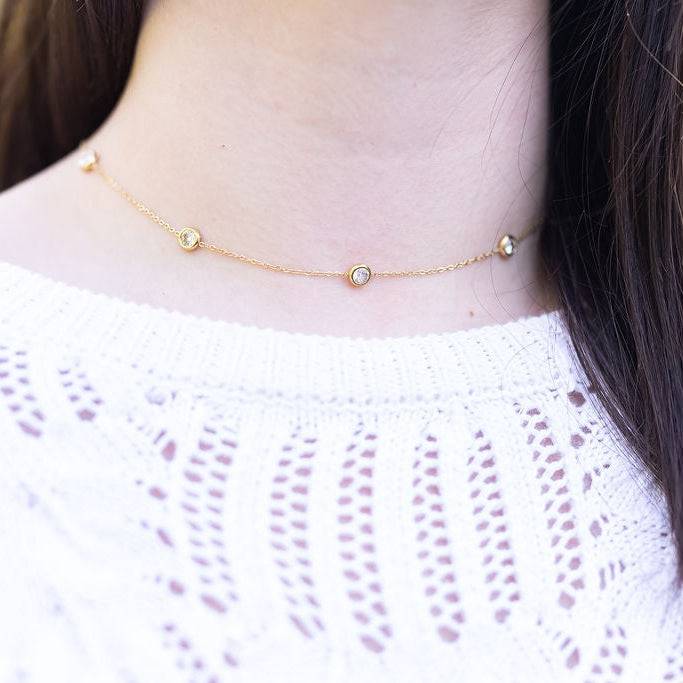 Gold Station Necklace - AMD COLLECTIVE