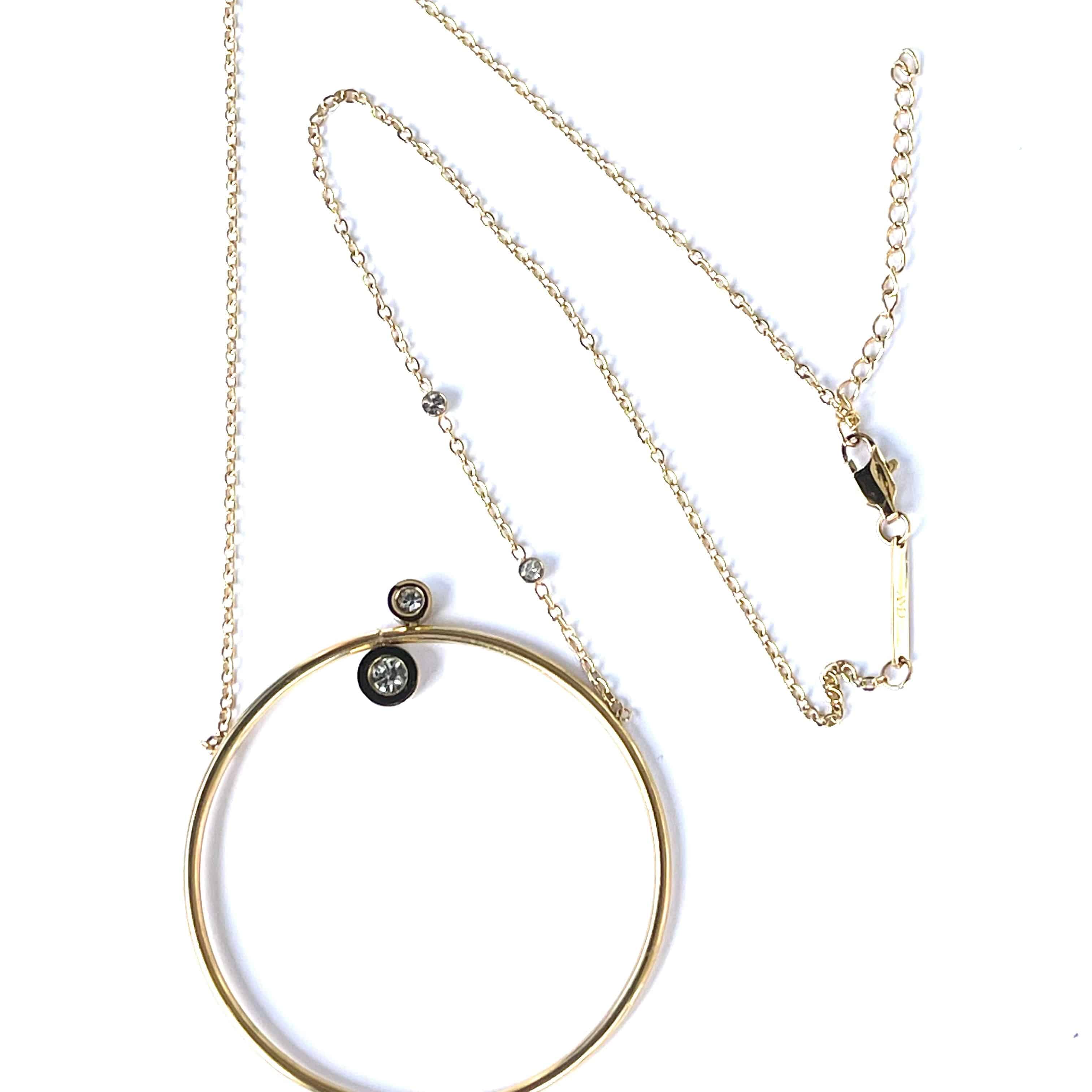 What Goes Around Circle Necklace - Gottohaveitfashion