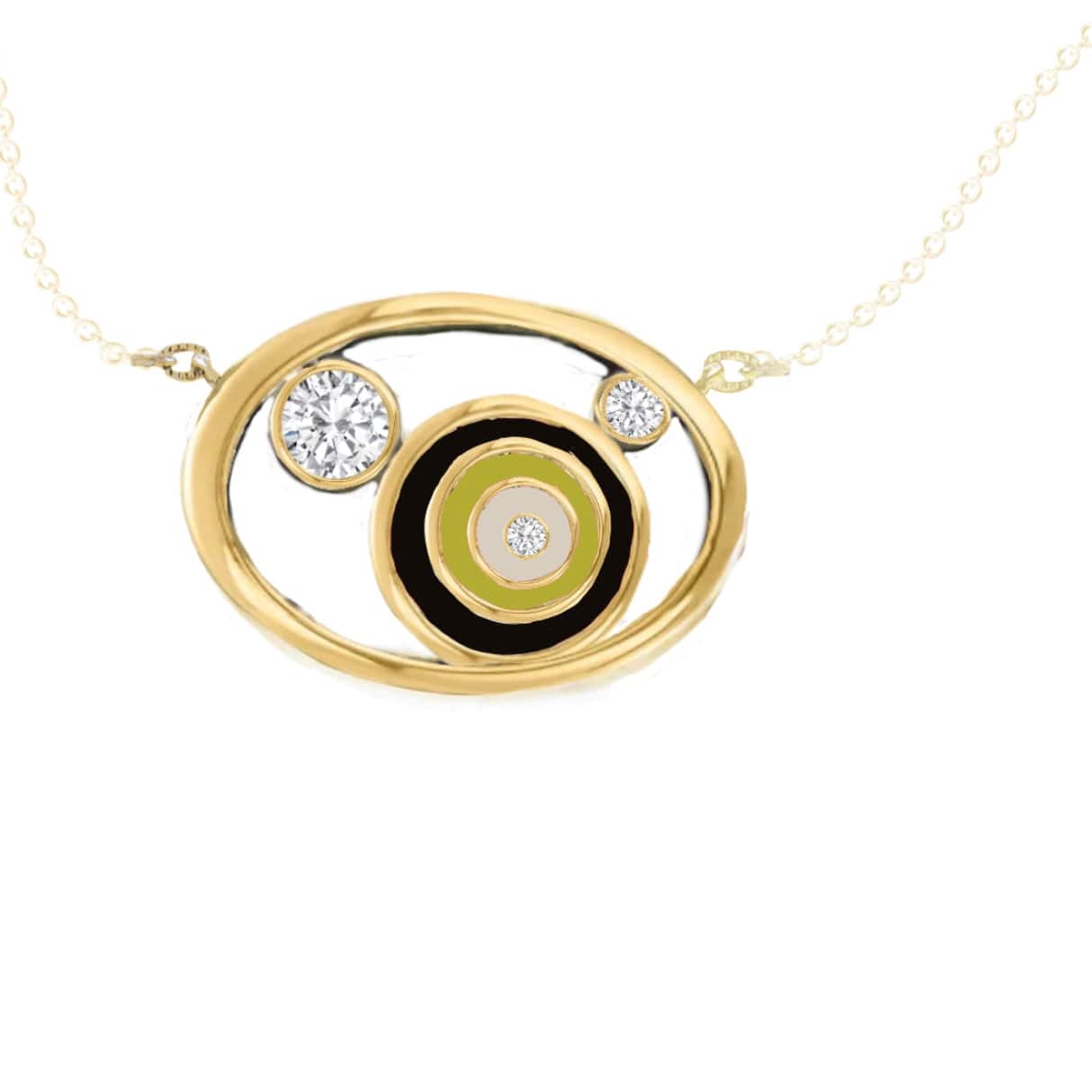 Valor Oval Necklace - Gottohaveitfashion