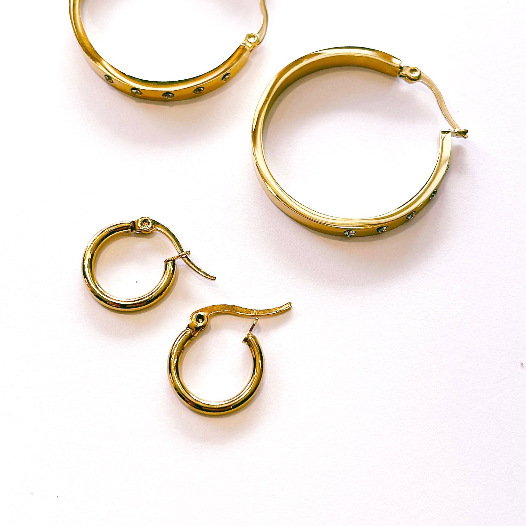 Small Gold Hoops - Gottohaveitfashion