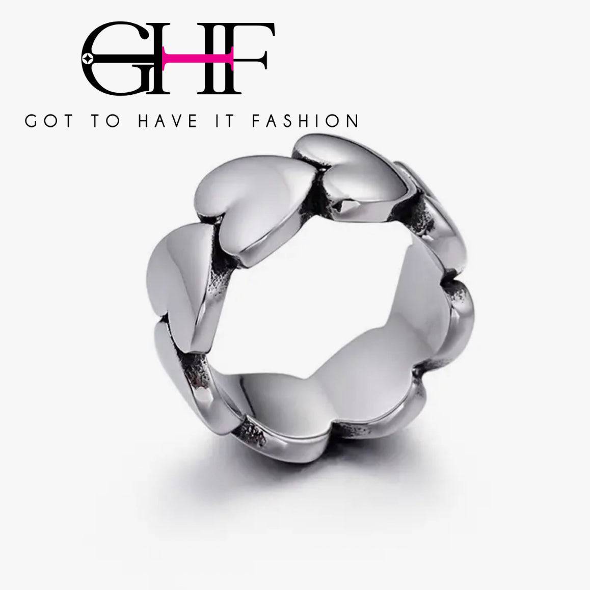 I Can't Live Without You Heart Ring - Gottohaveitfashion