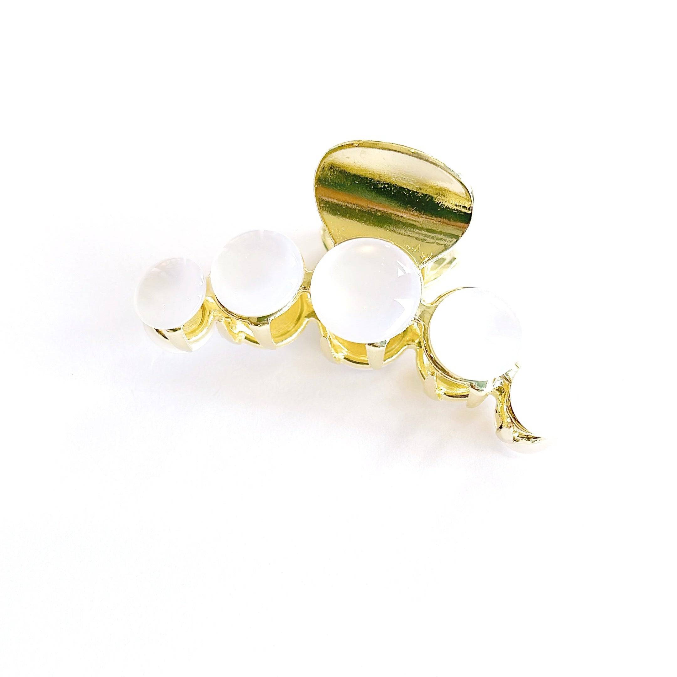 Pearlescent Gold Hair Clip - Small - Gottohaveitfashion