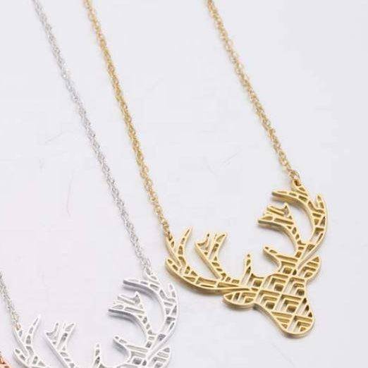 Dasher Reindeer Necklace - Gottohaveitfashion