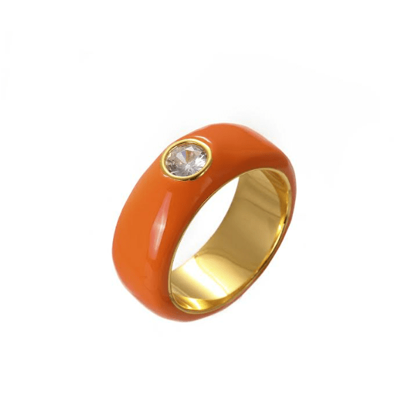 Give Me Some Color Enamel Ring - Gottohaveitfashion