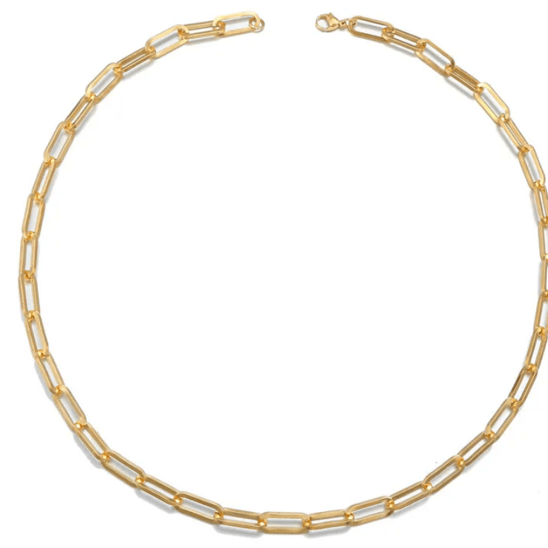Paper Clip Chain Necklace #2 - Gottohaveitfashion