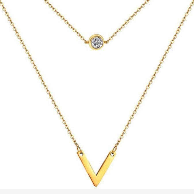 V With A Twist Necklace - Gottohaveitfashion