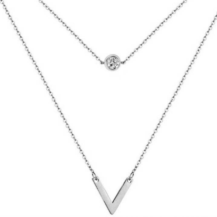 V With A Twist Necklace - Gottohaveitfashion
